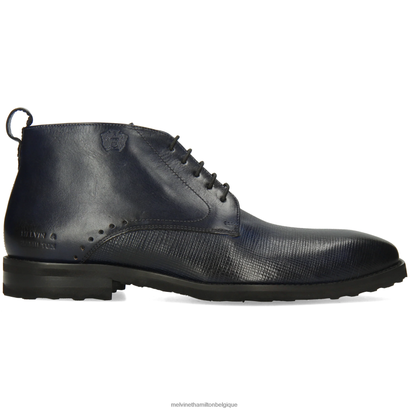 Melvin & Hamilton Hommes Flynn 3 R4422829 bottines bleu