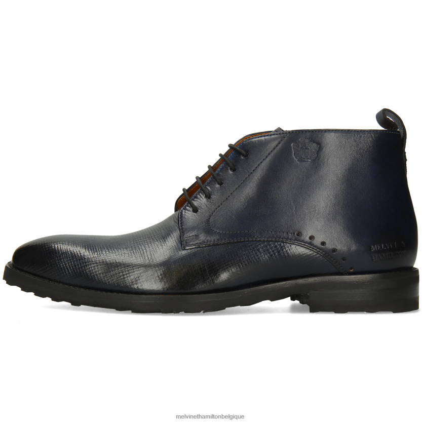 Melvin & Hamilton Hommes Flynn 3 R4422829 bottines bleu