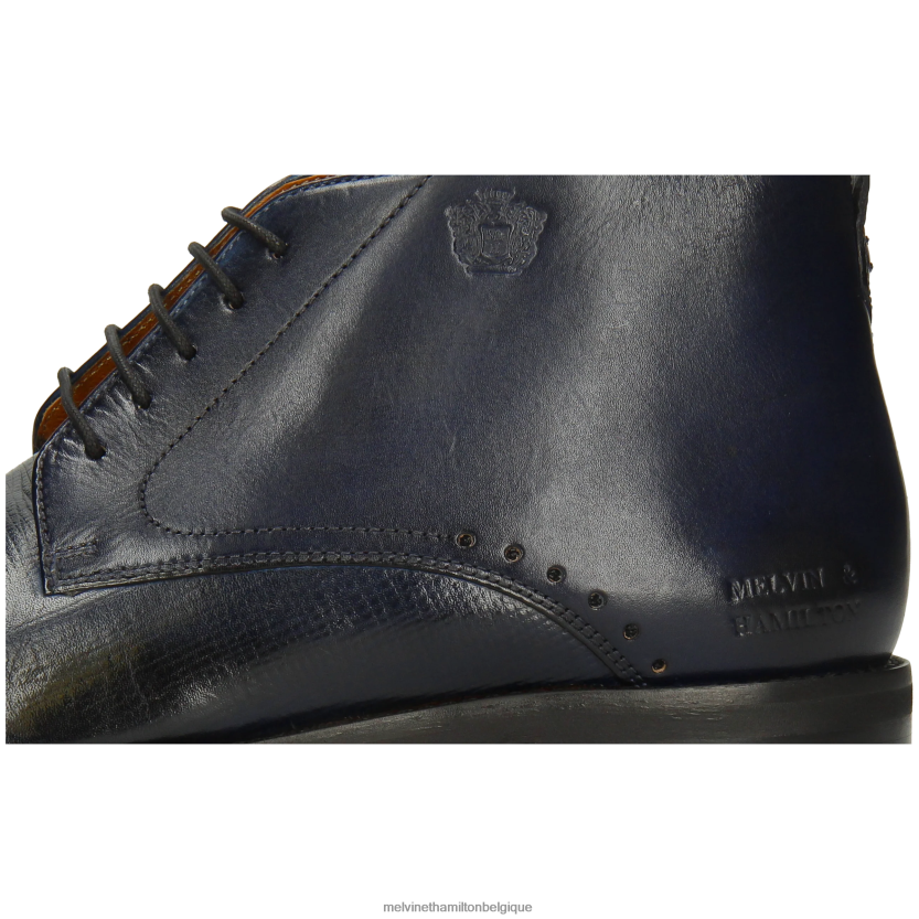Melvin & Hamilton Hommes Flynn 3 R4422829 bottines bleu