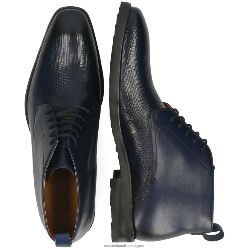 Melvin & Hamilton Hommes Flynn 3 R4422829 bottines bleu