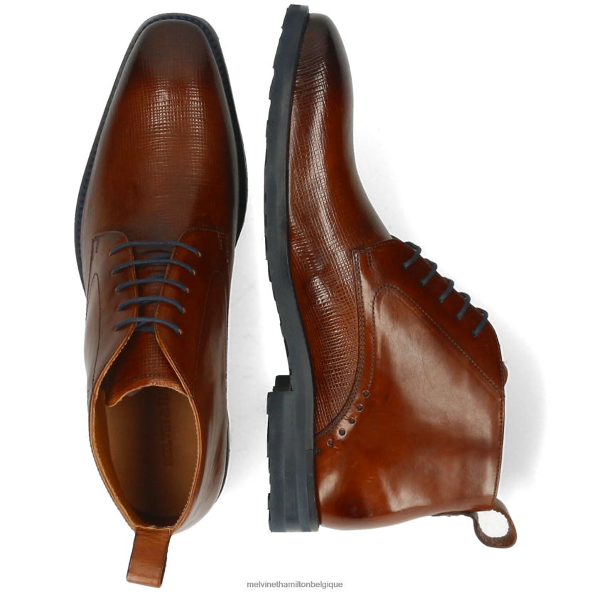 Melvin & Hamilton Hommes Flynn 3 R4422834 bottines brun