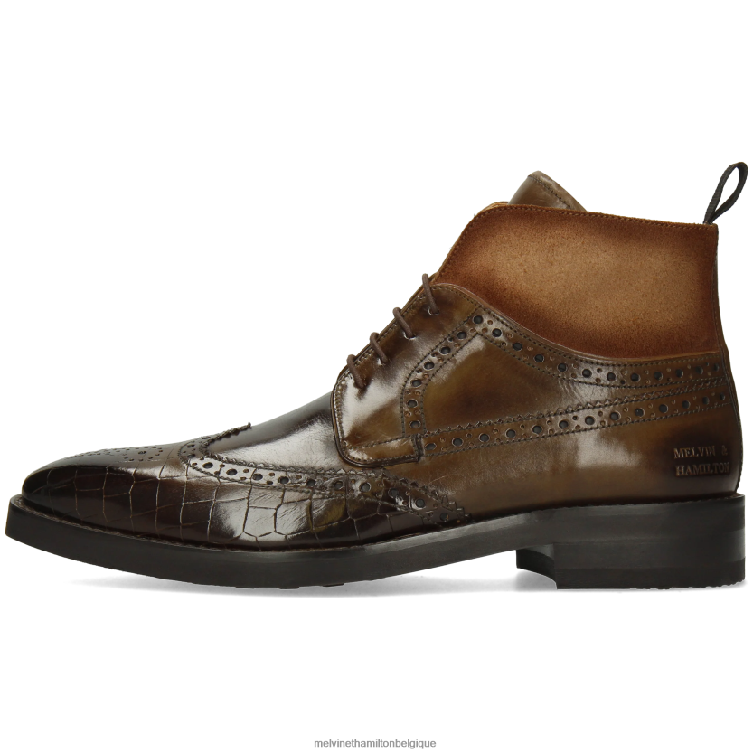 Melvin & Hamilton Hommes Jeff 34 R44228106 bottines kaki