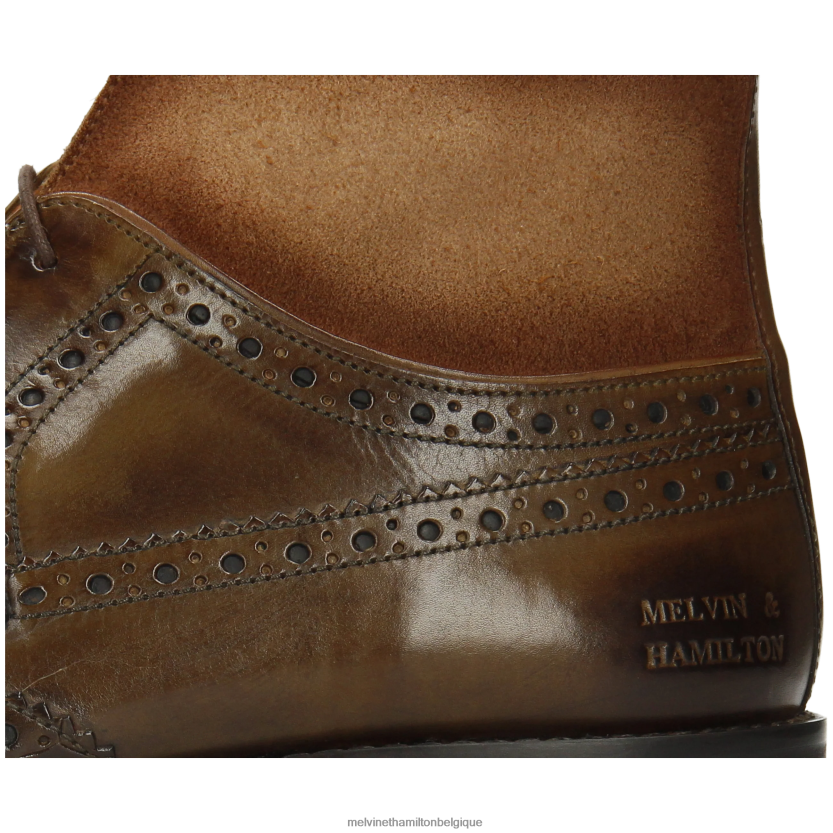 Melvin & Hamilton Hommes Jeff 34 R44228106 bottines kaki