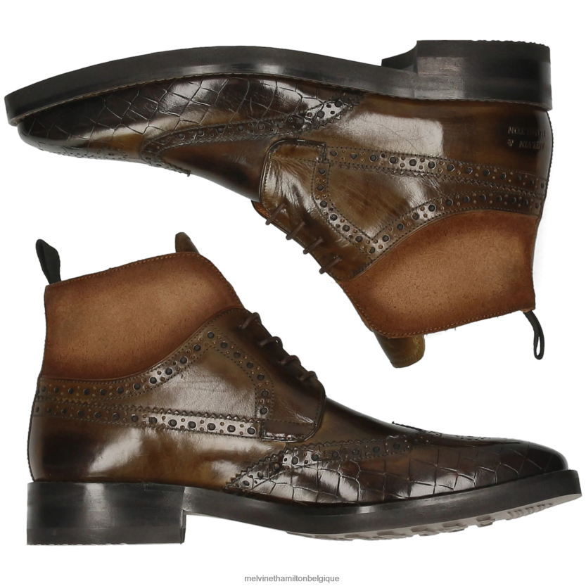 Melvin & Hamilton Hommes Jeff 34 R44228106 bottines kaki
