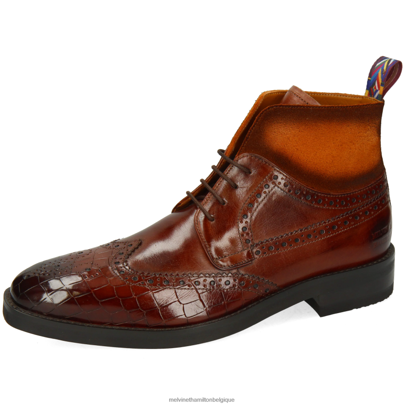 Melvin & Hamilton Hommes Jeff 34 R4422885 bottines brun