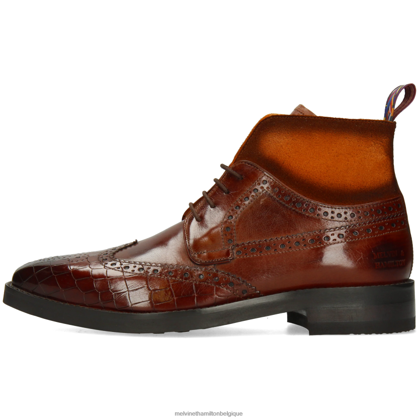 Melvin & Hamilton Hommes Jeff 34 R4422885 bottines brun