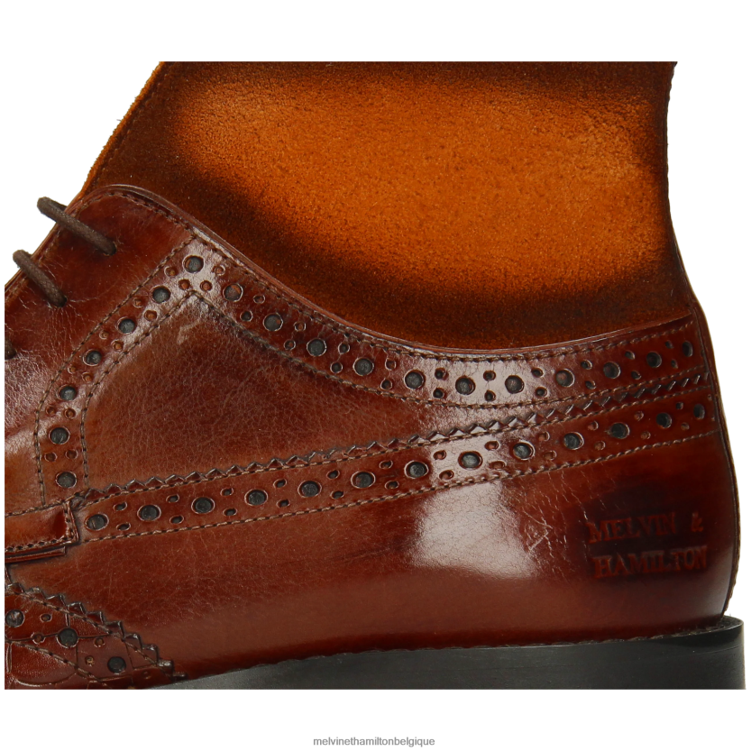 Melvin & Hamilton Hommes Jeff 34 R4422885 bottines brun