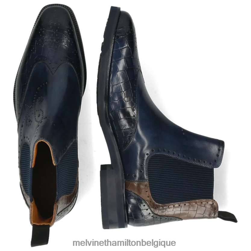 Melvin & Hamilton Hommes Jeff 35 R44228137 bottines bleu