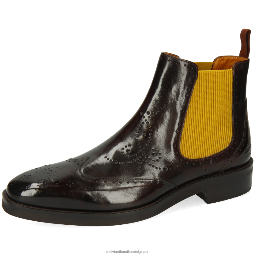 Melvin & Hamilton Hommes Jeff 35 R4422899 bottines brun