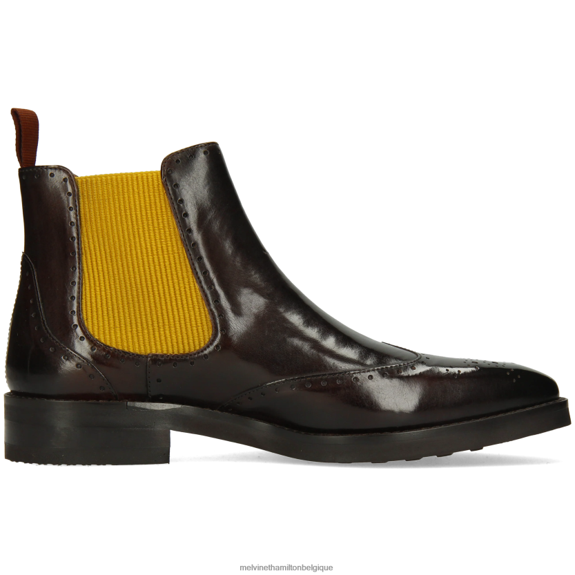 Melvin & Hamilton Hommes Jeff 35 R4422899 bottines brun