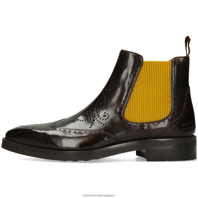 Melvin & Hamilton Hommes Jeff 35 R4422899 bottines brun