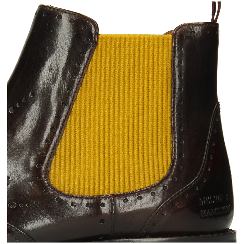 Melvin & Hamilton Hommes Jeff 35 R4422899 bottines brun