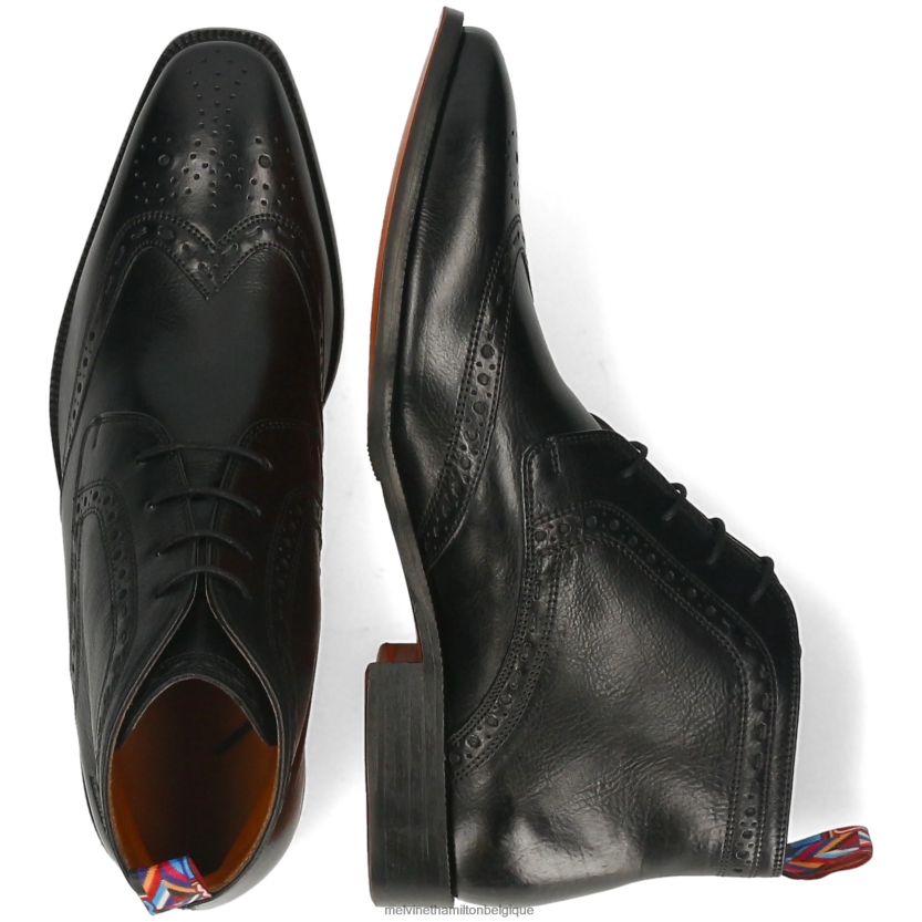 Melvin & Hamilton Hommes Jeff 7 R442286 bottines noir