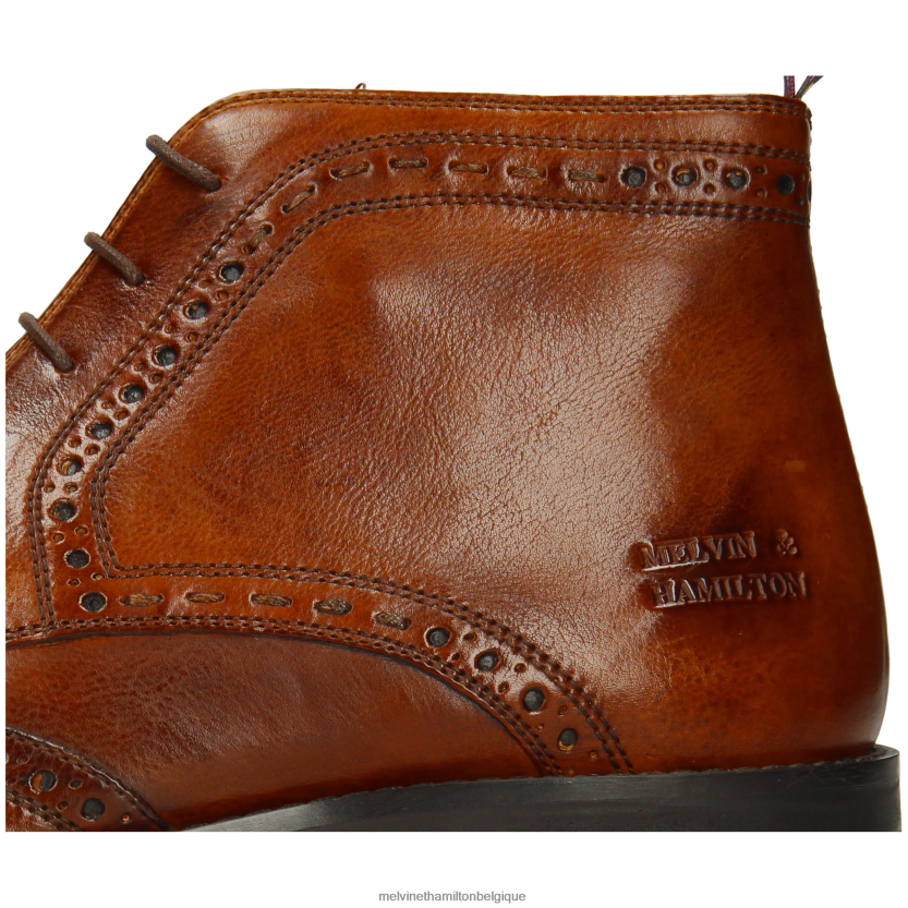 Melvin & Hamilton Hommes Jeff 7 R4422870 bottines brun