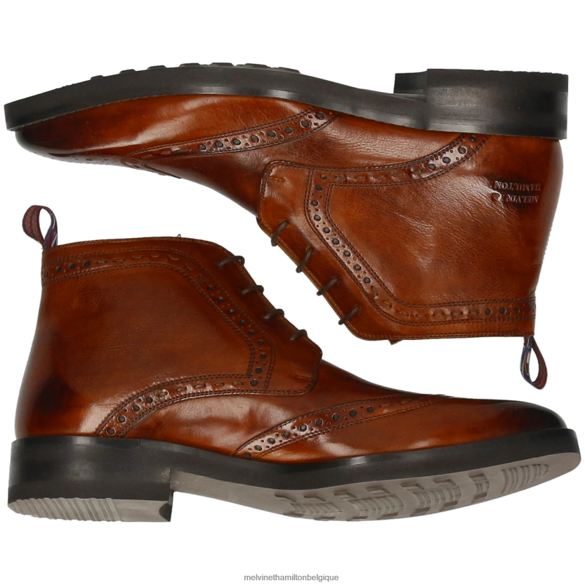 Melvin & Hamilton Hommes Jeff 7 R4422870 bottines brun
