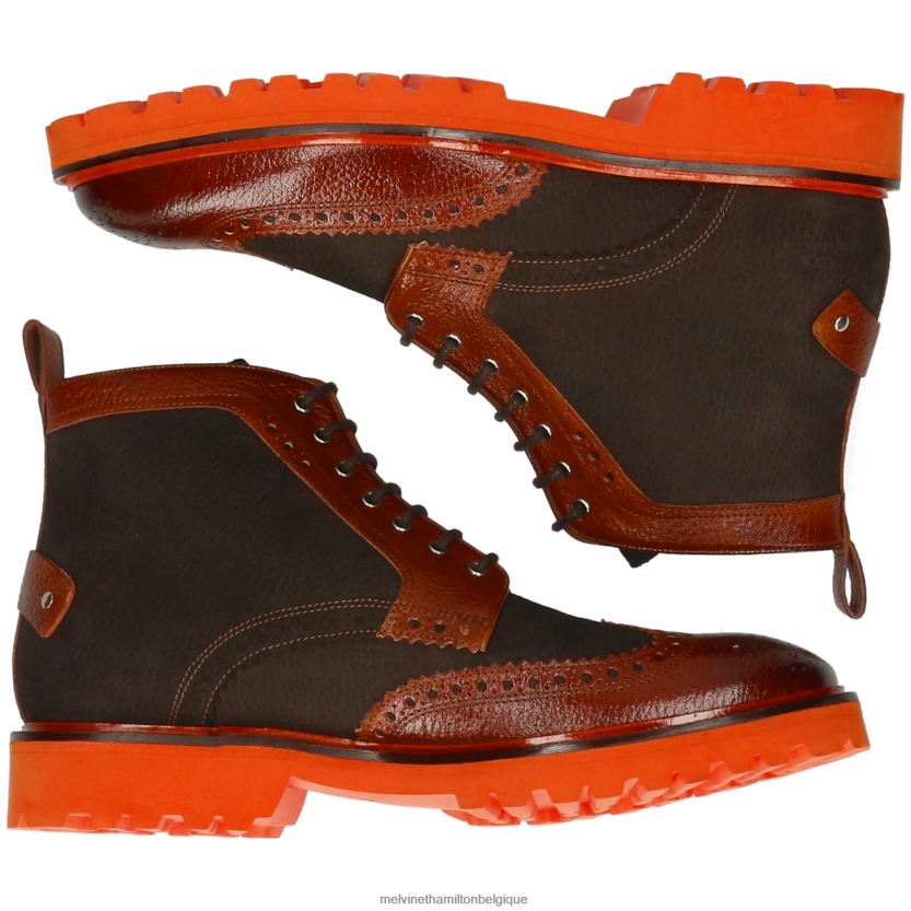 Melvin & Hamilton Hommes Matthieu 48 R4422897 bottines brun