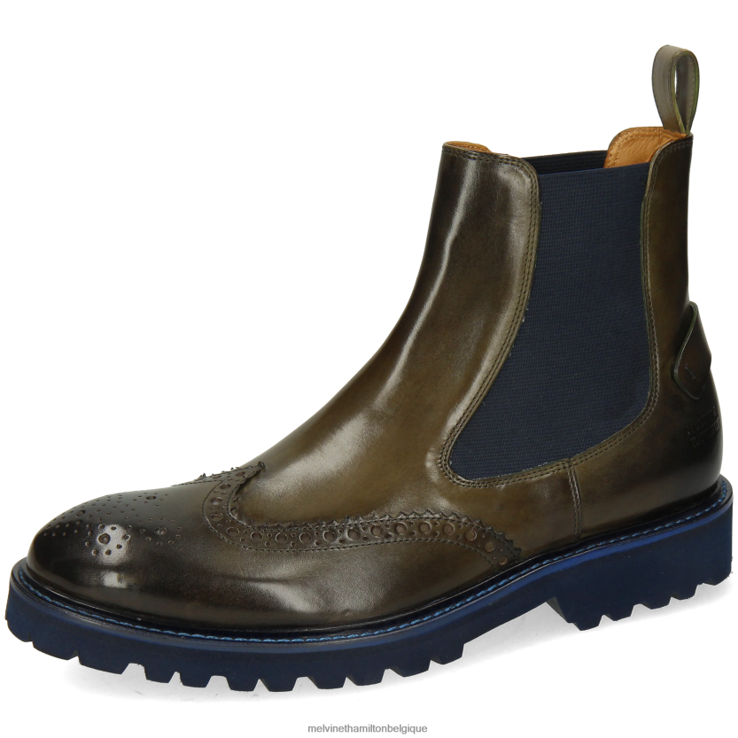 Melvin & Hamilton Hommes Matthieu 49 R4422882 bottines kaki