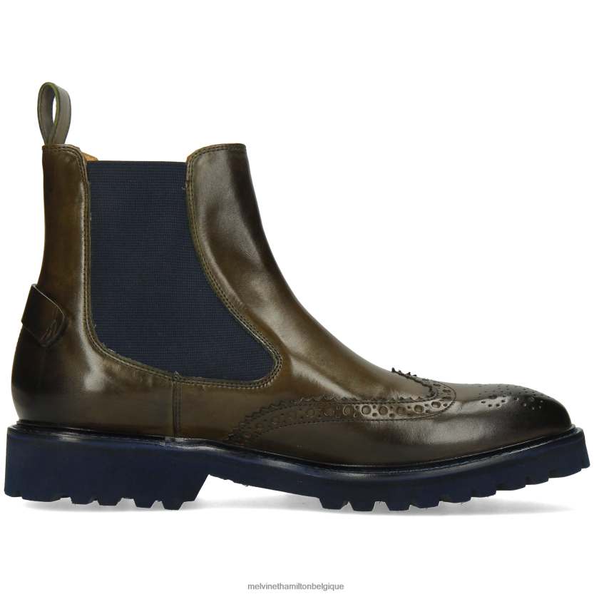 Melvin & Hamilton Hommes Matthieu 49 R4422882 bottines kaki