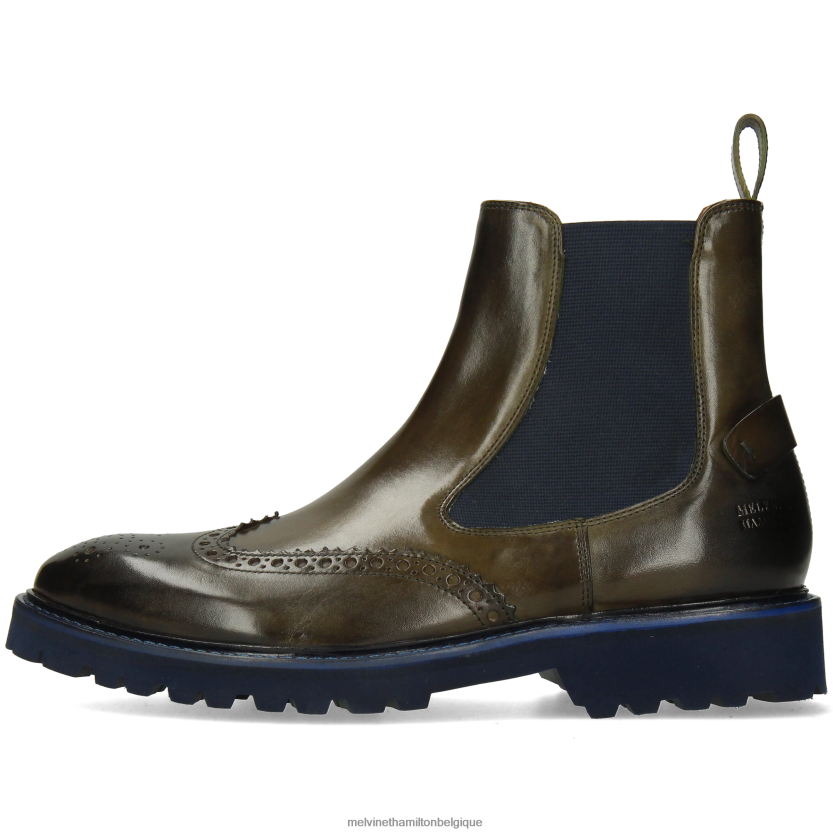Melvin & Hamilton Hommes Matthieu 49 R4422882 bottines kaki