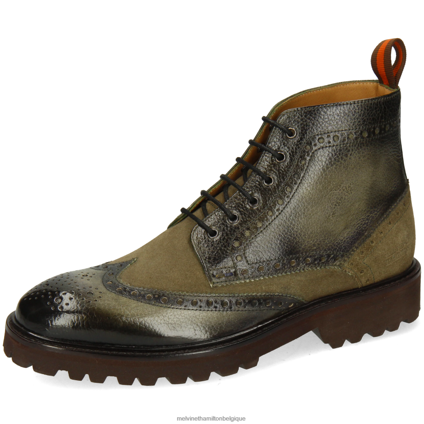 Melvin & Hamilton Hommes Matthieu 7 R4422875 bottines kaki