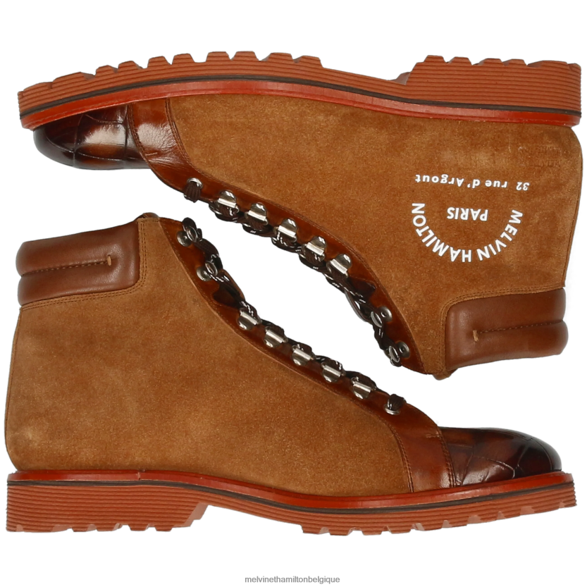 Melvin & Hamilton Hommes Trévor 33 R4422883 bottines brun