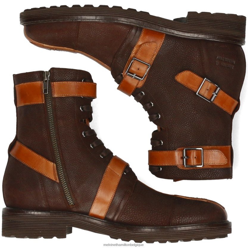 Melvin & Hamilton Hommes Trévor 48 R4422887 bottines brun