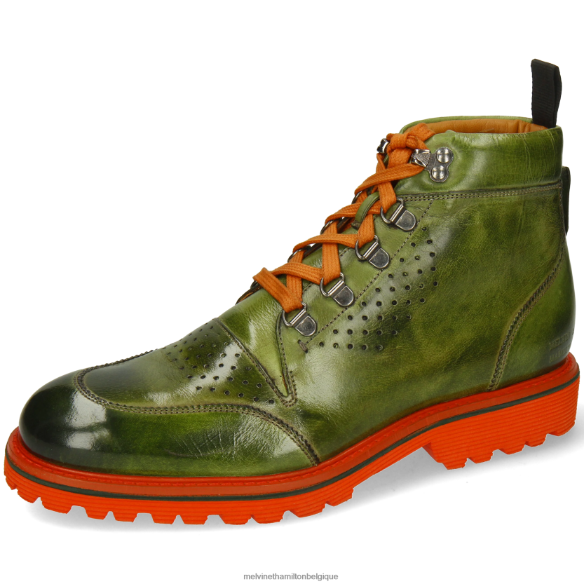 Melvin & Hamilton Hommes Trevor 5 R442285 bottines vert