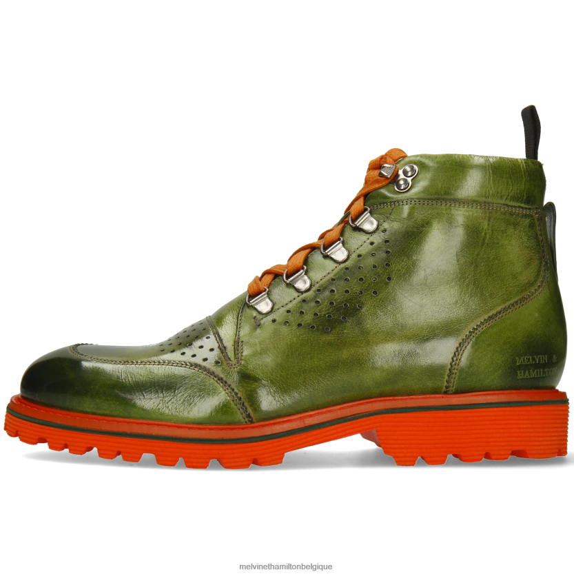 Melvin & Hamilton Hommes Trevor 5 R442285 bottines vert