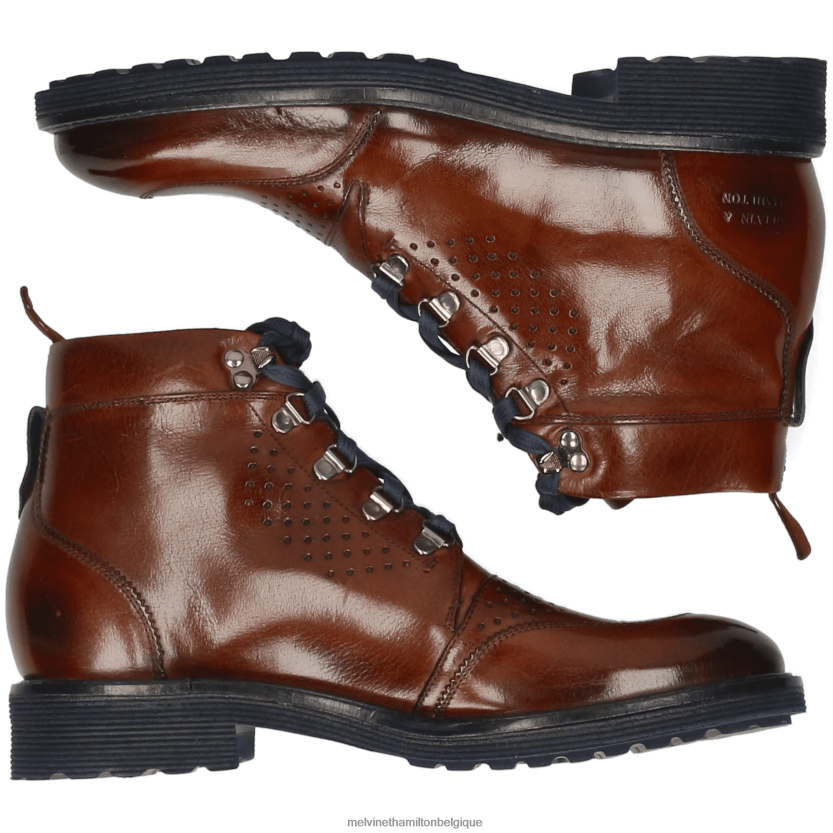 Melvin & Hamilton Hommes Trevor 5 R4422871 bottines brun