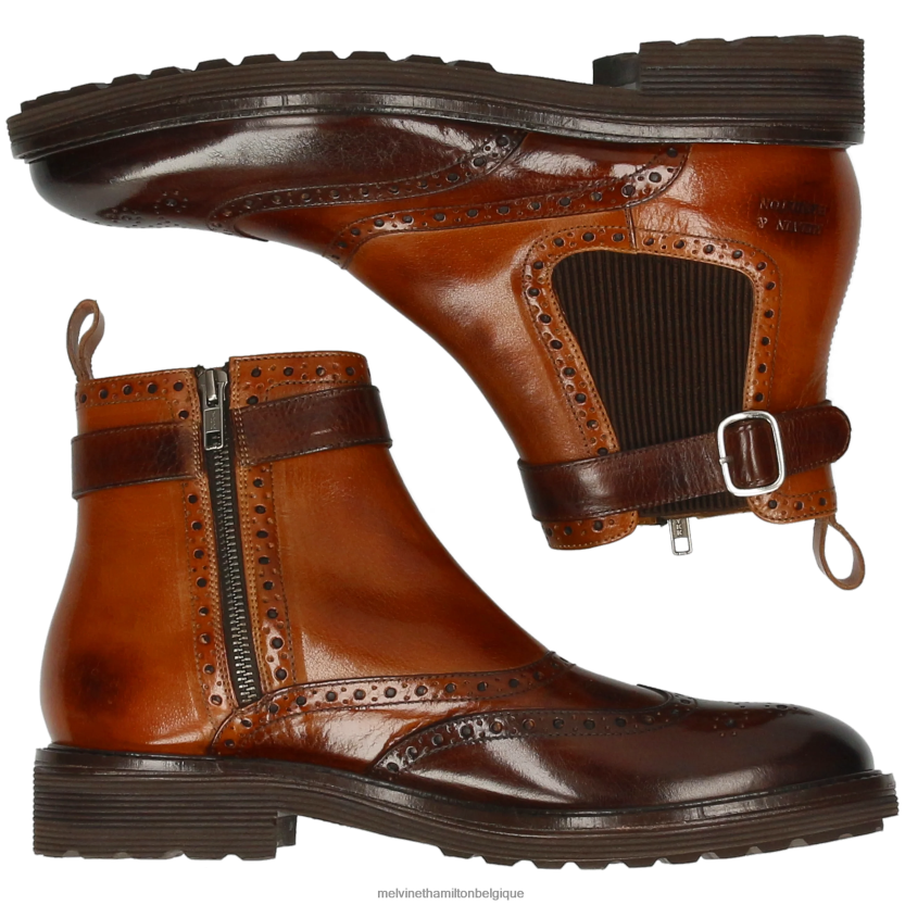 Melvin & Hamilton Hommes Trevor 6 R4422880 bottines brun