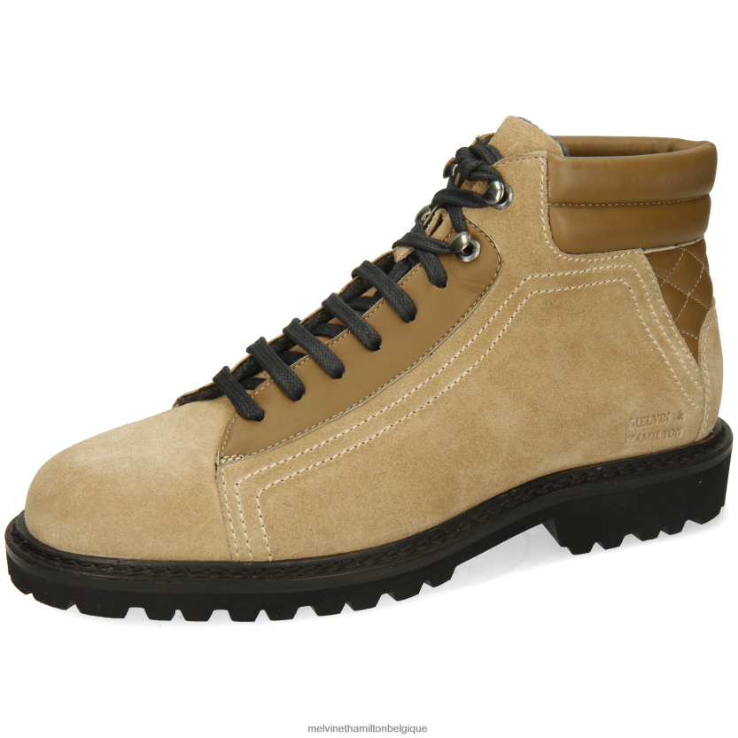 Melvin & Hamilton Hommes cliquet 3 R44228108 bottines beige