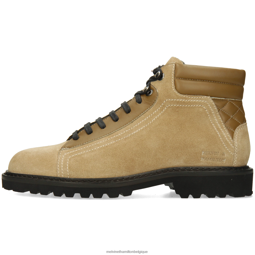 Melvin & Hamilton Hommes cliquet 3 R44228108 bottines beige