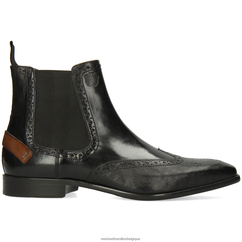Melvin & Hamilton Hommes lien 3 R4422825 bottines noir