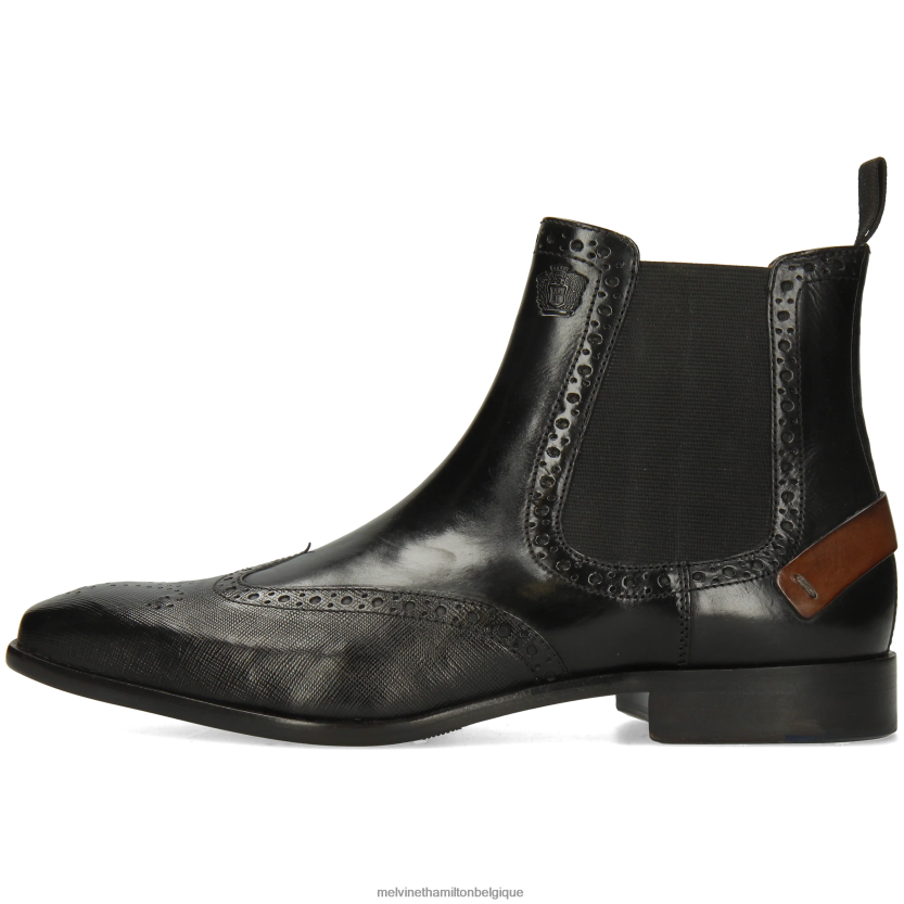 Melvin & Hamilton Hommes lien 3 R4422825 bottines noir