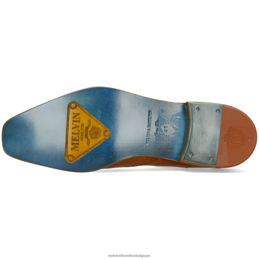 Melvin & Hamilton Hommes lien 3 R4422837 bottines brun