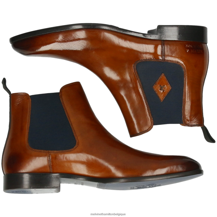 Melvin & Hamilton Hommes Élyas 5 R44228111 bottines brun