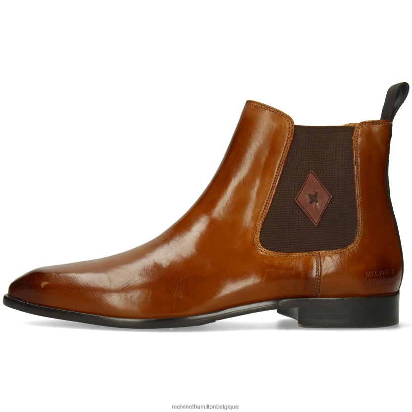 Melvin & Hamilton Hommes Élyas 5 R4422815 bottines brun