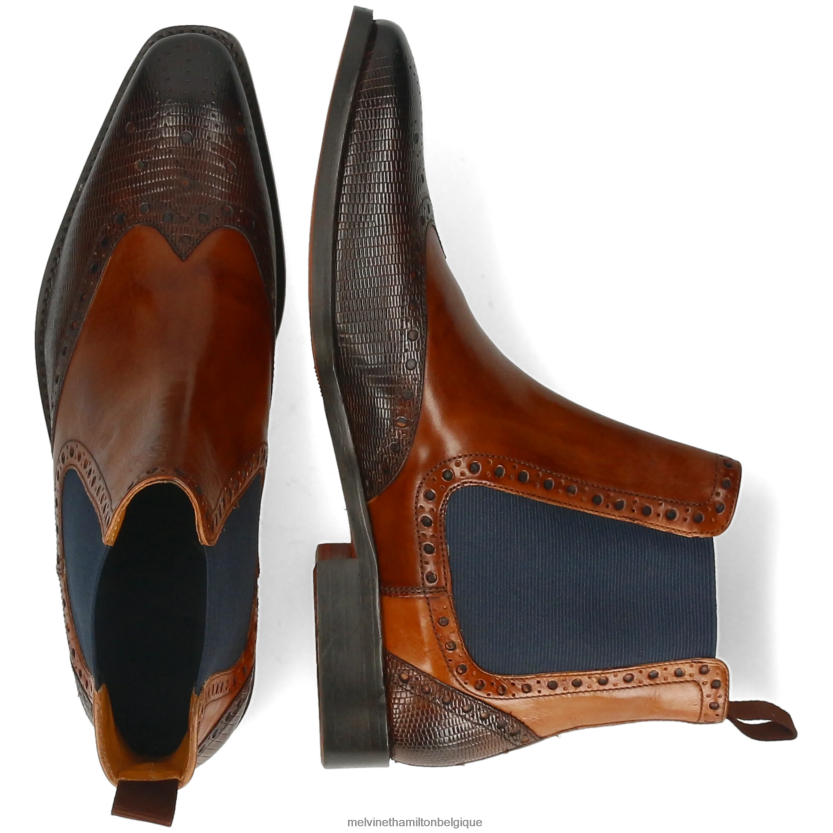 Melvin & Hamilton Hommes martine 5 R4422817 bottines brun