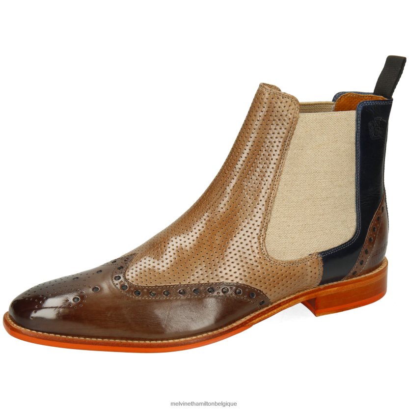 Melvin & Hamilton Hommes martine 5 R4422843 bottines brun