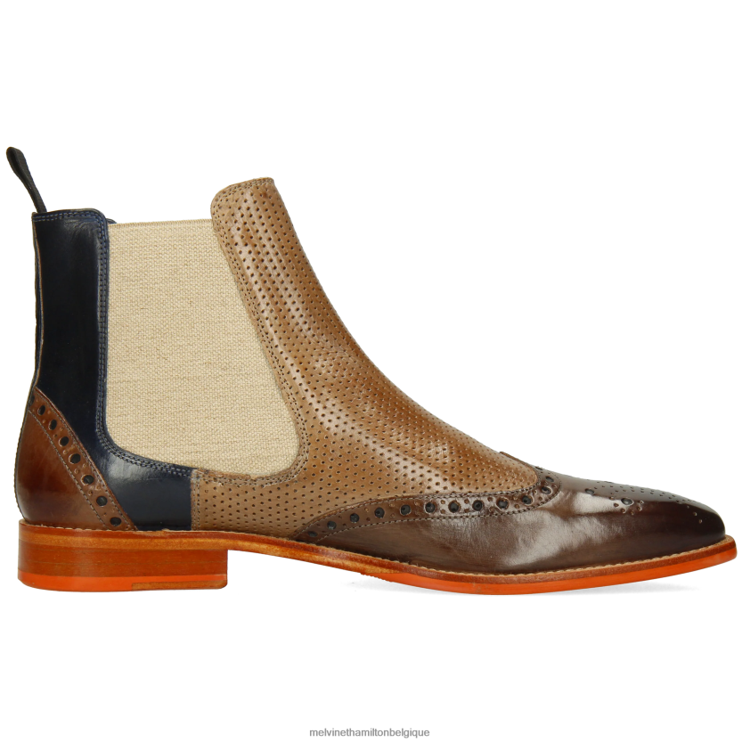 Melvin & Hamilton Hommes martine 5 R4422843 bottines brun