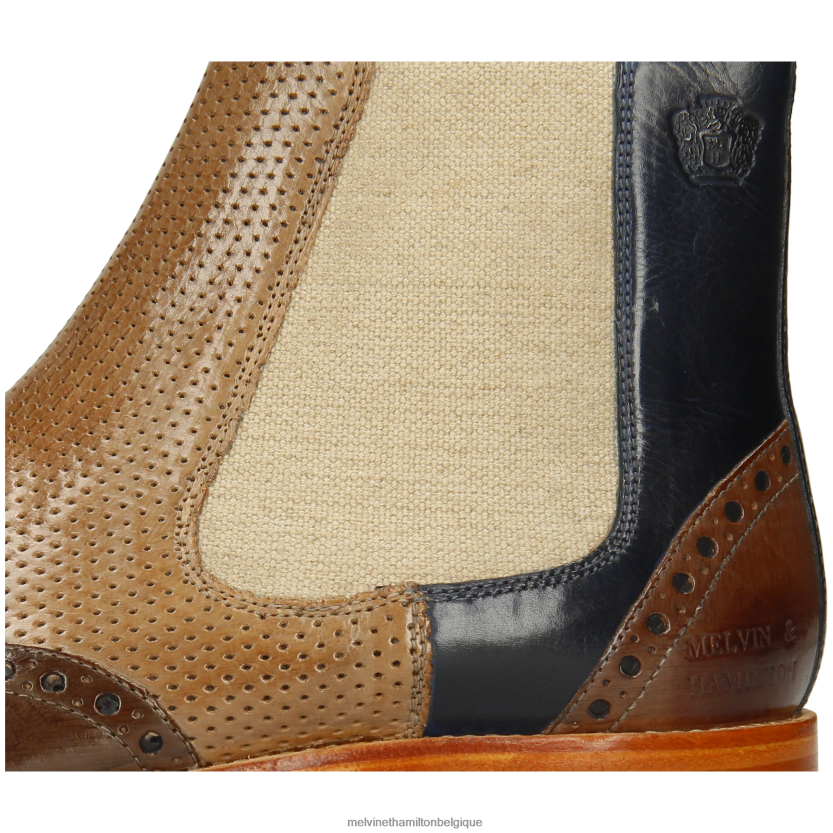 Melvin & Hamilton Hommes martine 5 R4422843 bottines brun