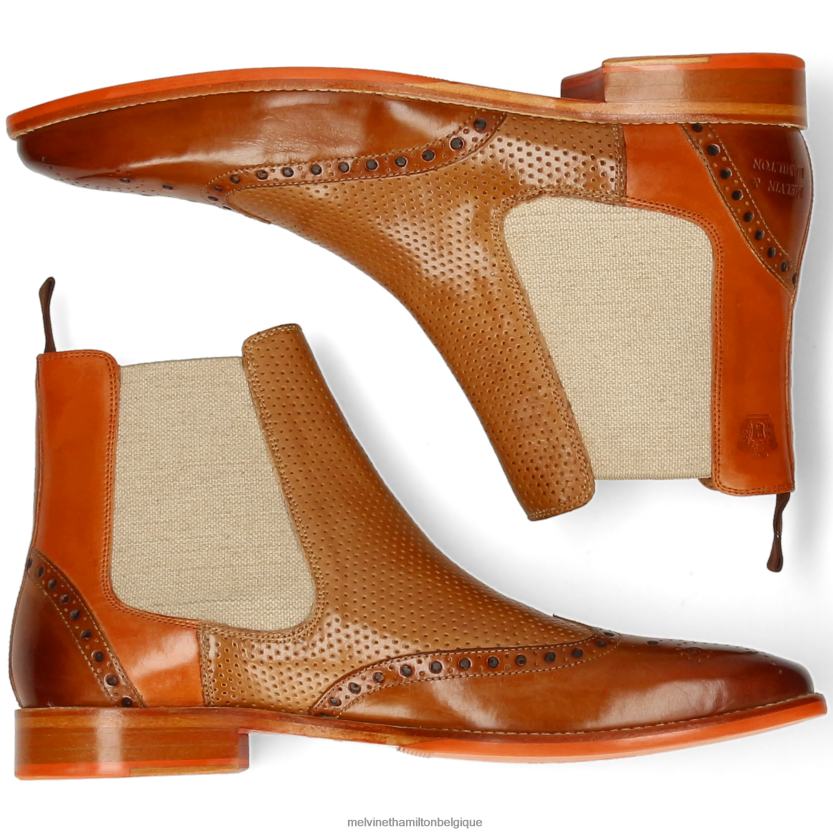 Melvin & Hamilton Hommes martine 5 R4422850 bottines brun