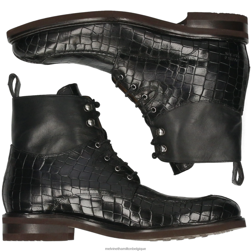Melvin & Hamilton Hommes parker 3 R4422858 bottines noir