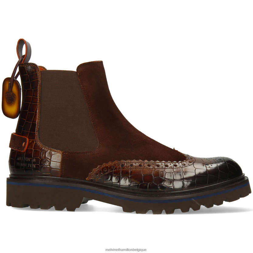 Melvin & Hamilton Hommes percer 26 R44228101 bottines brun