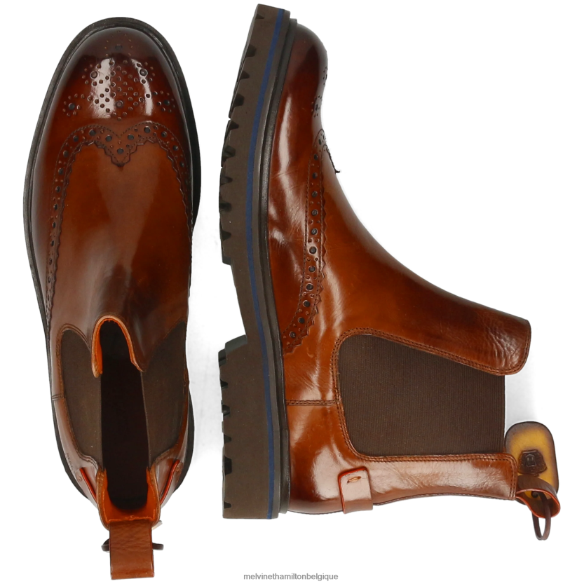 Melvin & Hamilton Hommes percer 26 R4422846 bottines brun
