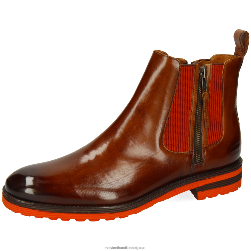 Melvin & Hamilton Hommes tourbillon 25 R44228102 bottines brun