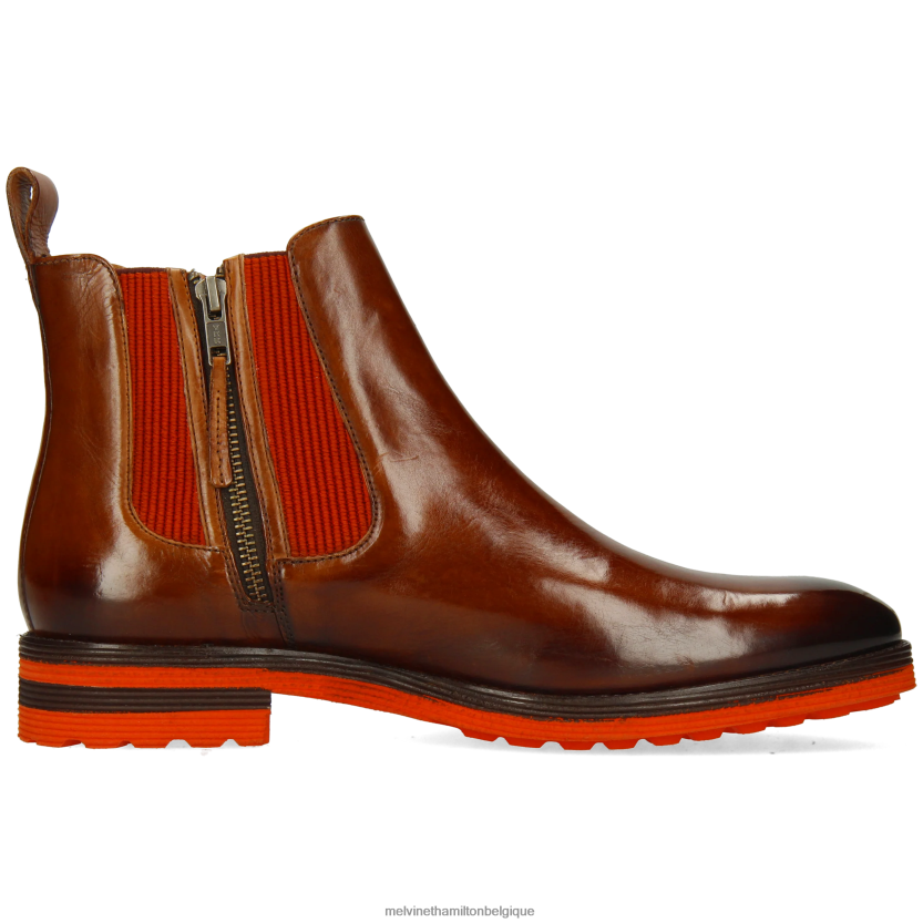 Melvin & Hamilton Hommes tourbillon 25 R44228102 bottines brun