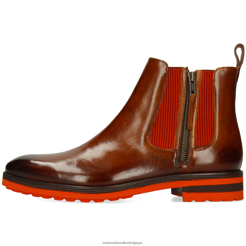 Melvin & Hamilton Hommes tourbillon 25 R44228102 bottines brun