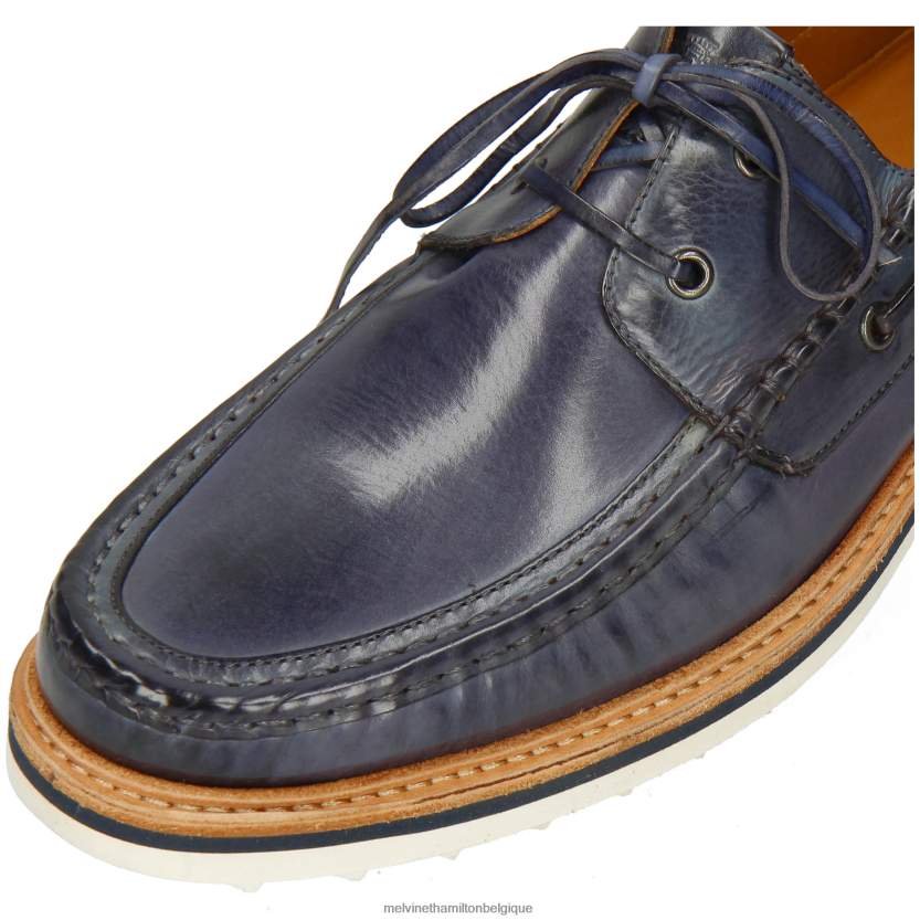 Melvin & Hamilton Hommes poussière 4 R44228709 Chaussure bateau bleu