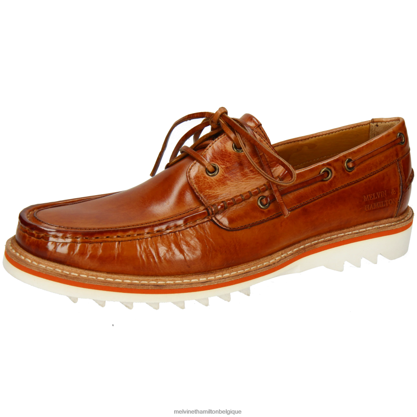 Melvin & Hamilton Hommes poussière 4 R44228710 Chaussure bateau brun